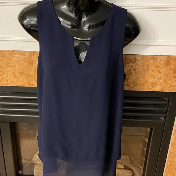 Faith and Joy Layer Tank with Silver Detail - Picture 2 of 7